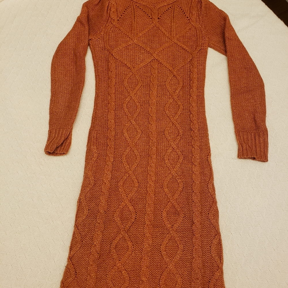Moda International Sweater Dress GUC Size S